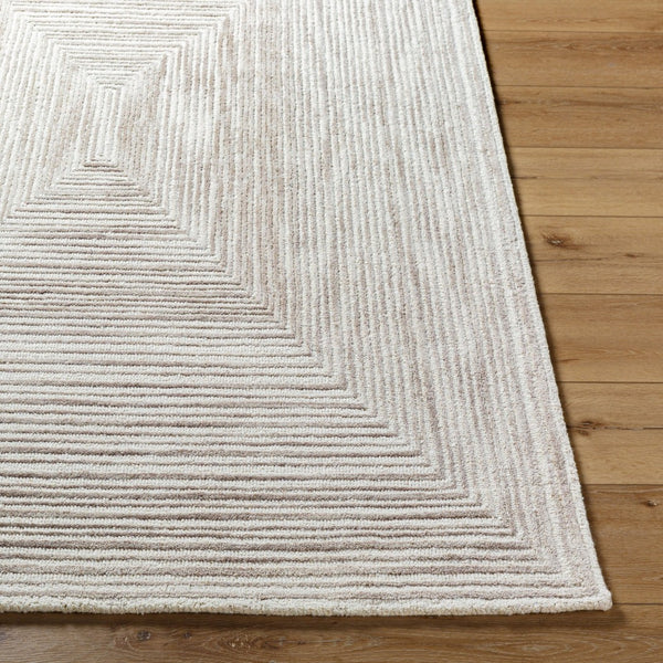 Livabliss Rize Hand-tufted Wool Accent Rug Soft Medium Pile for Entryway or Bathroom Decor Ivory, Taupe 2' x 3' RZE2309-23