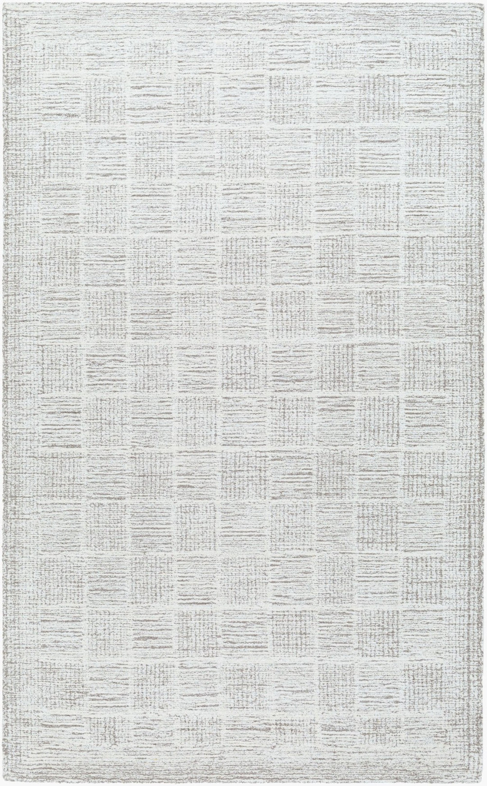 Livabliss Rize Hand Tufted Wool Area Rug Soft Medium Pile Accent for Entryway or Bedroom Ivory, Dove Gra 8' x 10' RZE2311-810