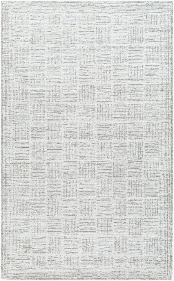 Livabliss Rize Hand Tufted Wool Area Rug Soft Medium Pile Accent for Entryway or Bedroom Ivory, Dove Gra 8' x 10' RZE2311-810