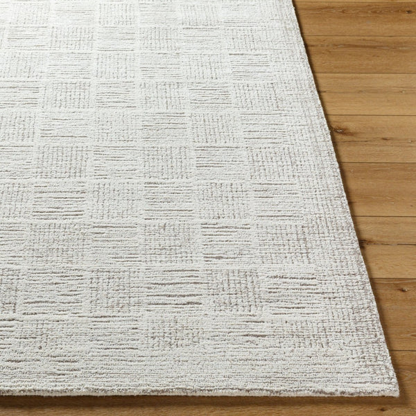 Livabliss Rize Hand Tufted Wool Area Rug Soft Medium Pile Accent for Entryway or Bedroom Ivory, Dove Gra 8' x 10' RZE2311-810