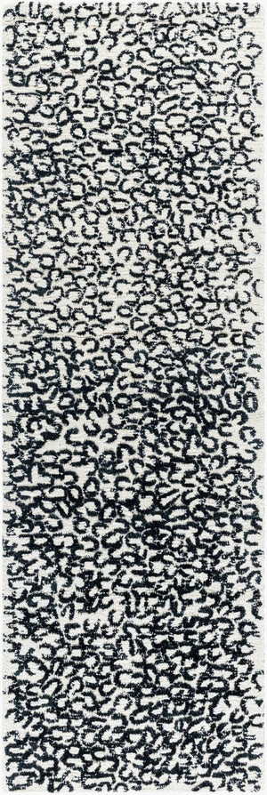 Livabliss Rize Hand Tufted Wool Accent Rug Plush Medium Pile for Entryway or Bedside Charcoal, Ash G 2'6" x 8' RZE2312-268