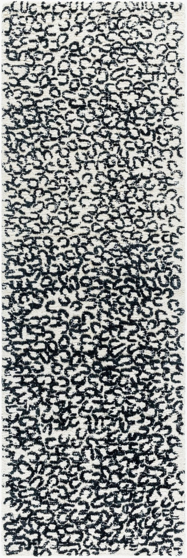 Livabliss Rize Hand Tufted Wool Accent Rug Plush Medium Pile for Entryway or Bedside Charcoal, Ash G 2'6" x 8' RZE2312-268