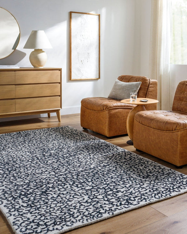 Livabliss Rize Hand Tufted Wool Accent Rug Plush Medium Pile for Entryway or Bedside Charcoal, Ash G 2'6" x 8' RZE2312-268