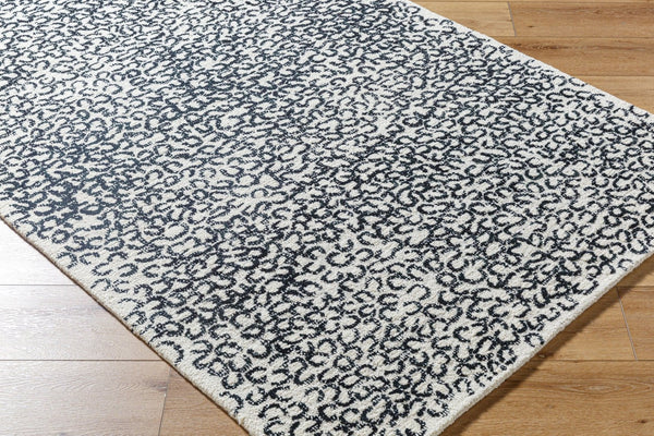 Livabliss Rize Hand Tufted Wool Accent Rug Plush Medium Pile for Entryway or Bedside Charcoal, Ash G 6' x 9' RZE2312-69