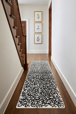 Livabliss Rize Hand Tufted Wool Accent Rug Plush Medium Pile for Entryway or Bedside Charcoal, Ash G 6' x 9' RZE2312-69