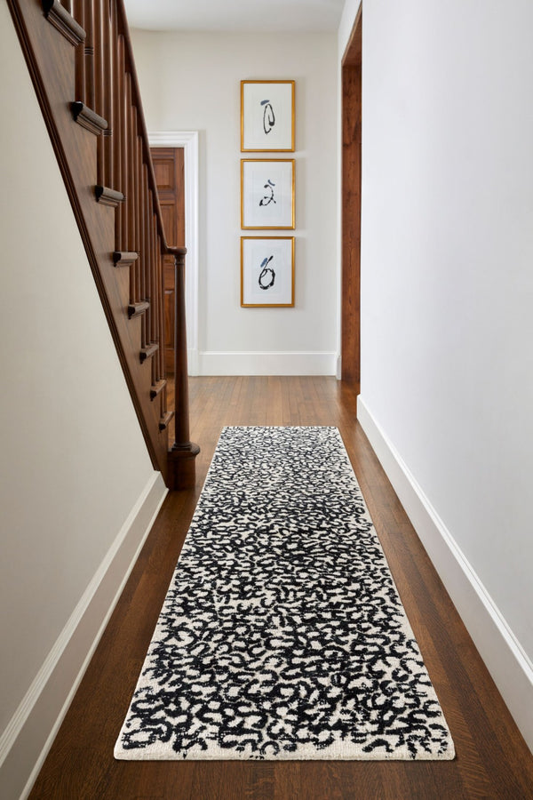 Livabliss Rize Hand Tufted Wool Accent Rug Plush Medium Pile for Entryway or Bedside Charcoal, Ash G 6' x 9' RZE2312-69