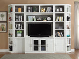 Parker House Catalina 56 In. TV Console Cottage White Poplar Solids / Birch Veneers CAT#411