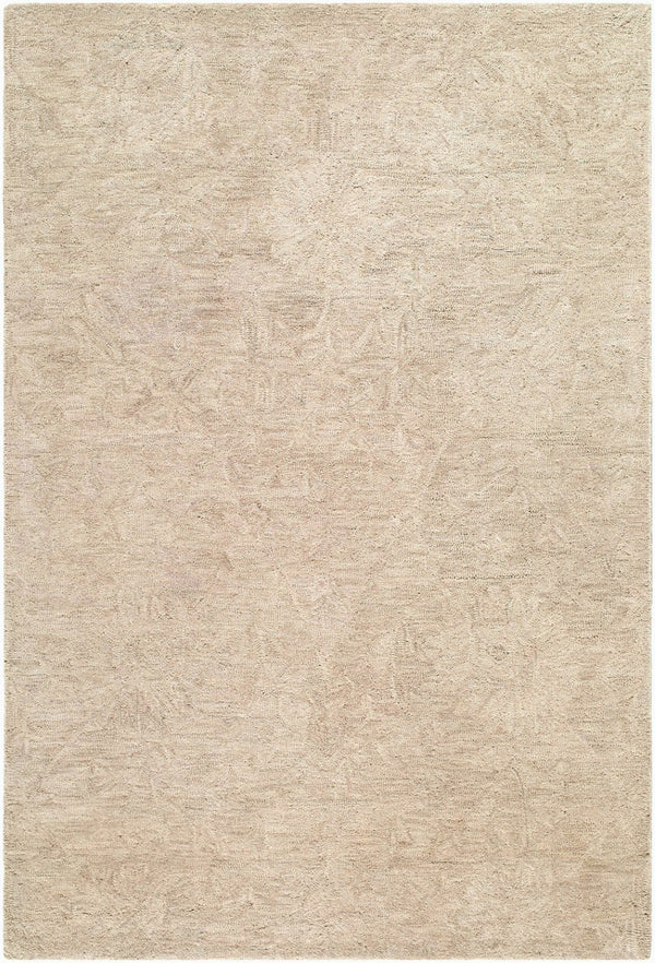 Livabliss The Neutral Edit Handmade Wool Rug Bohemian Global Texture for Entryways Bedside Sandstone, Beig 5' x 7'6" RZNE2300-576