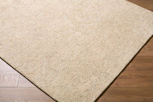 Livabliss The Neutral Edit Handmade Wool Rug Bohemian Global Texture for Entryways Bedside Sandstone, Beig 5' x 7'6" RZNE2300-576