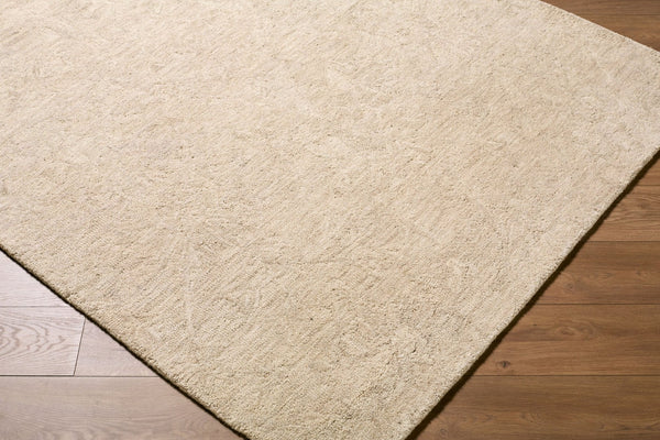 Livabliss The Neutral Edit Handmade Wool Rug Bohemian Global Texture for Entryways Bedside Sandstone, Beig 5' x 7'6" RZNE2300-576