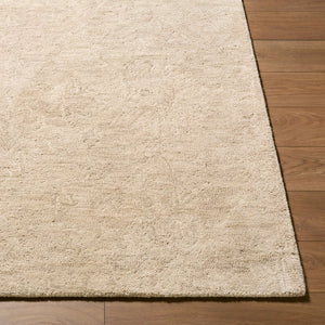Livabliss The Neutral Edit Handmade Wool Rug Bohemian Global Texture for Entryways Bedside Sandstone, Beig 5' x 7'6" RZNE2300-576