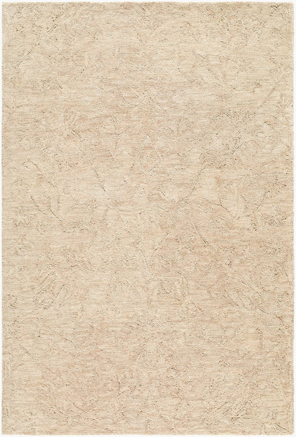 Livabliss The Neutral Edit Handtufted Wool Accent Rug Bohemian Global Pattern for Entryways Beige, Sandsto 2' x 3' RZNE2301-23