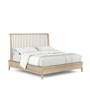 A.R.T. Furniture Frame Queen Spindle Bed In Chestnut Finish – Stylish New Traditional Design With Open Headboard Light Brown Ash & Poplar Solid,Plank,Effect Flakey & Quarter,Sawn Oak Veneer 278135-2335