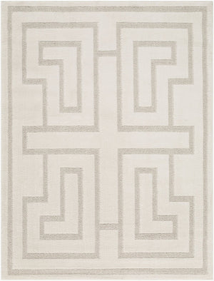 Livabliss The Studio Edit Art Deco Geometric Polypropylene Rug for Entryway or Bedroom Cream, Beige 2' x 2'11" RZSE2300-2211