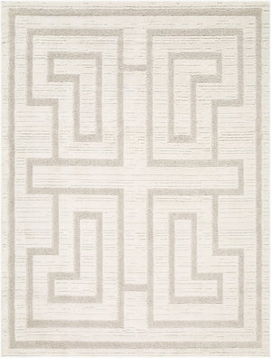 Livabliss The Studio Edit Art Deco Machine Woven Polypropylene Rug for Modern Interiors Cream, Beige 2' x 2'11" RZSE2301-2211
