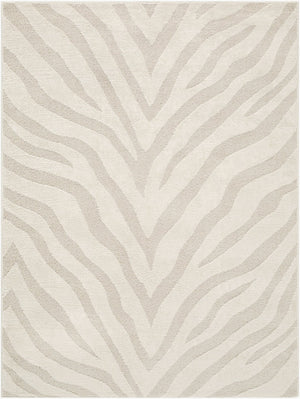 Livabliss The Studio Edit Art Deco Accent Rug Machine Woven Polypropylene Entryway Layer Cream, Beige 9' x 12' RZSE2312-912