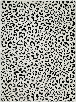 Livabliss The Studio Edit Art Deco Geometric Accent Rug Woven in Turkey for Entryways Cream, Black 2' x 2'11" RZSE2321-2211