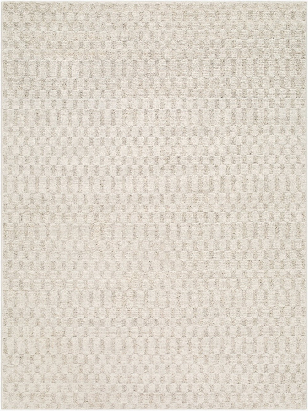Livabliss The Studio Edit Art Deco Machine Woven Polypropylene Rug for Entryways and Hallways Cream, Oatmeal 2'7" x 10' RZSE2322-2710