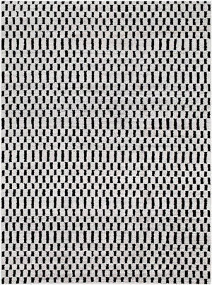 Livabliss The Studio Edit Art Deco Geometric Turkish Woven Polypropylene Entryway Rug Cream, Black 9' x 12' RZSE2324-912