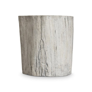Bernhardt Bernhardt Bois Resin Side Table with Faux Wood Grain Texture for Modern Living Spaces 581121