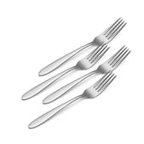 Lenox Oneida Mooncrest Everyday Flatware Dinner Forks, Set of 4 Metallic, STAINLESS METAL B336004A