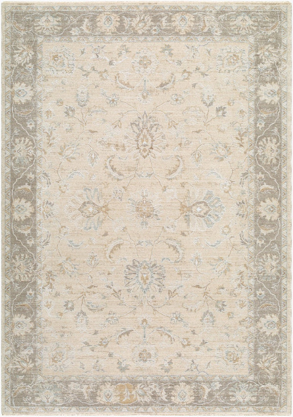 Livabliss The Vintage Edit Medallion Area Rug Machine Woven in Turkey for Formal Living Rooms Light Beige, Me 2'7" x 10' RZVE2304-2710