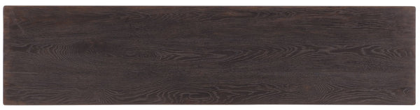 Hooker Furniture Driftwood Rustic Sideboard Buffet With Self-Closing Drawers, Removable Silverware Tray, Oak Finish Blacks 6820-75900B-99