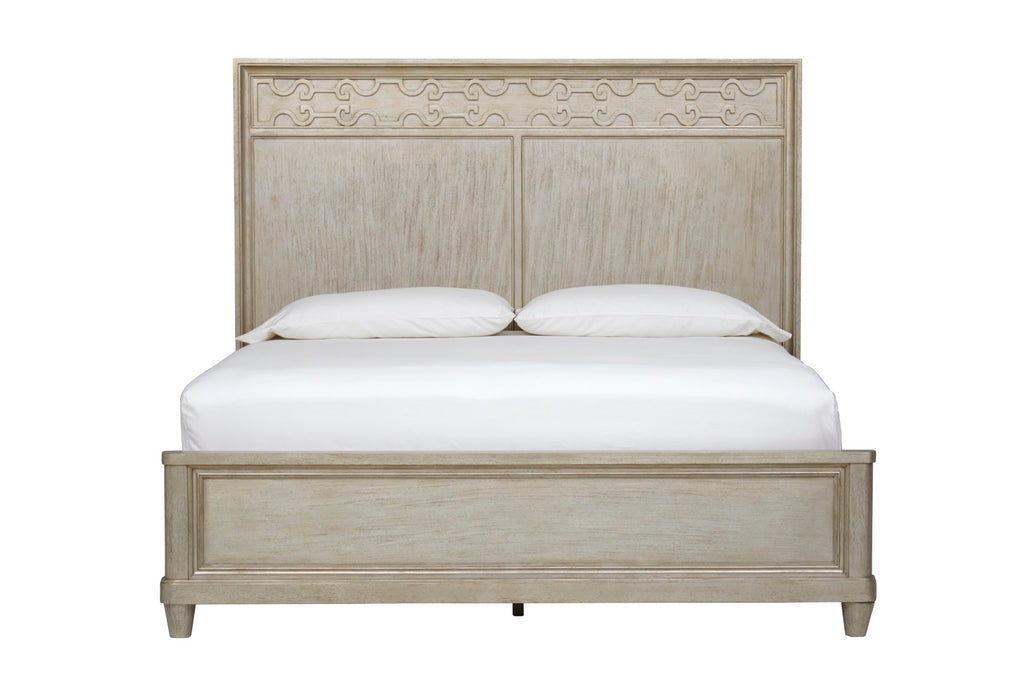 A.R.T. Furniture Morrissey King Cashin Panel Bed 218156-2727 Silver 218156-2727