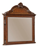 Old World Crowned Landscape Mirror