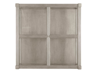 A.R.T. Furniture Morrissey Ellman Cocktail Table - Stylish Bezel Finish With Glass Top, Storage Drawers & Casters Silver, Silver Parawood Solids,Primavera Veneers,Glass,Metal 218301-2727