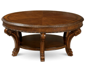 A.R.T. Furniture Old World Round Cocktail Table 143302-2606 Brown 143302-2606