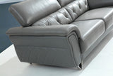 VIG Furniture Divani Casa Perry Modern Grey Leather Sofa Set VGBNS-9199-GRY