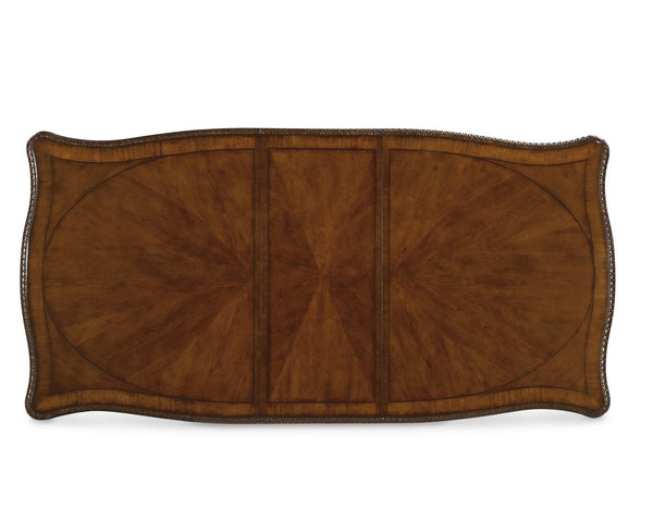 A.R.T. Furniture Old World Leg Dining Table - Traditional Medium Cherry Finish With Carvings & Expandable Seating For 10 Brown, Brown New Zealand Pine Solids,Cherry And Avodire Veneers 143220-2606