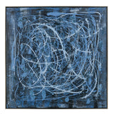 Blue Rhythm Framed Wall Art