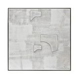 Whiten I Abstract Framed Wall Art