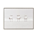 Three Gulls Framed Wall Art