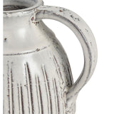 Muriel Pitcher - Small Aged White Glazed S0017-8211 Elk Home