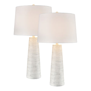 Kent 31'' High 1-Light Table Lamp - Set of 2 Light Gray S0019-10288/S2 Elk Home