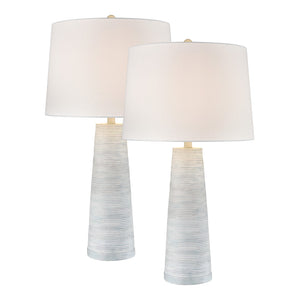 Kent 31'' High 1-Light Table Lamp - Set of 2 Light Blue S0019-10289/S2 Elk Home