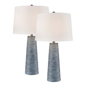 Kent 31'' High 1-Light Table Lamp - Set of 2 Dark Blue S0019-10290/S2 Elk Home