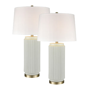 Knox 30'' High 1-Light Table Lamp - Set of 2 Light Green S0019-10293/S2 Elk Home