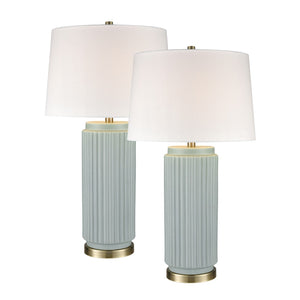 Knox 30'' High 1-Light Table Lamp - Set of 2 Light Blue S0019-10294/S2 Elk Home