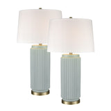 Knox 30'' High 1-Light Table Lamp - Set of 2 Light Blue S0019-10294/S2 Elk Home