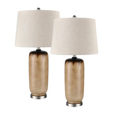 Bromley 32.5'' High 1-Light Table Lamp - Set of 2 Brown S0019-10309/S2 Elk Home