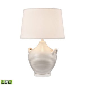 Oxford 25'' High 1-Light Table Lamp - White - Includes LED Bulb S0019-10343-LED Elk Home