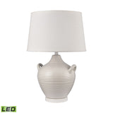 Oxford 25'' High 1-Light Table Lamp - White - Includes LED Bulb S0019-10343-LED Elk Home