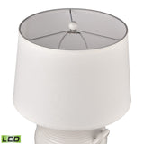 Oxford 25'' High 1-Light Table Lamp - White - Includes LED Bulb S0019-10343-LED Elk Home