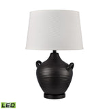 Oxford 25'' High 1-Light Table Lamp - Black - Includes LED Bulb S0019-10344-LED Elk Home