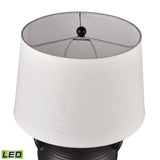 Oxford 25'' High 1-Light Table Lamp - Black - Includes LED Bulb S0019-10344-LED Elk Home