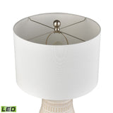 Dorin 25.5'' High 1-Light Table Lamp - White Glazed - Includes LED Bulb S0019-11075-LED Elk Home